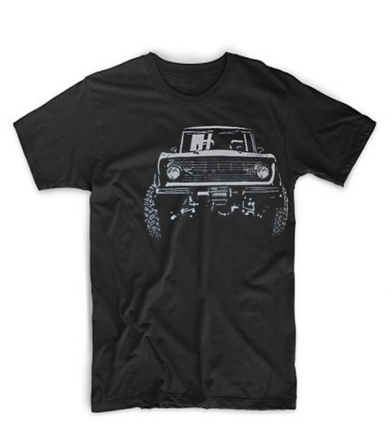 Bronco Jeep Black T-Shirt