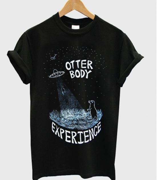 Otter Body Experience black unisex DMT shirt