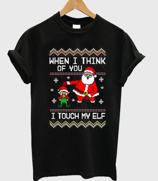 When I Think Of You Christmas T-Shirt