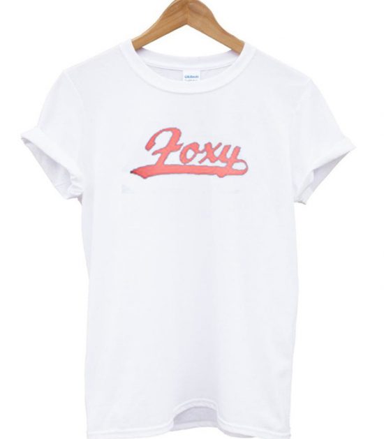 Pink Foxy Letter T-Shirt