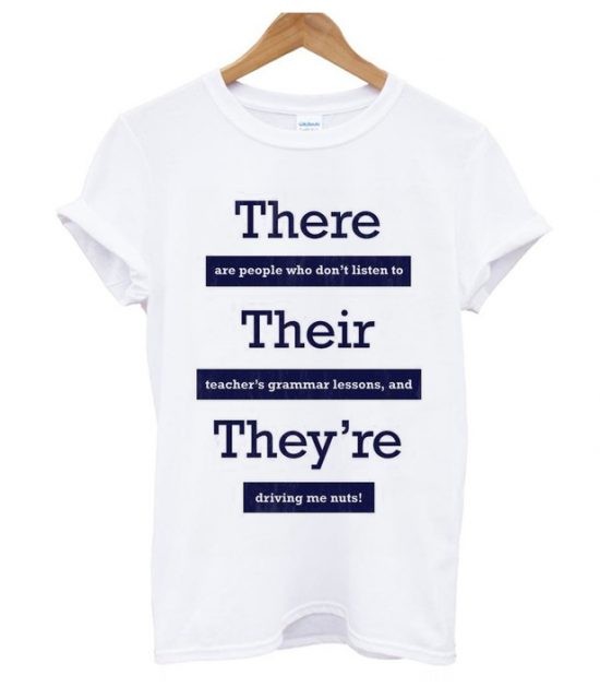 Funny Grammar Teacher T-Shirt