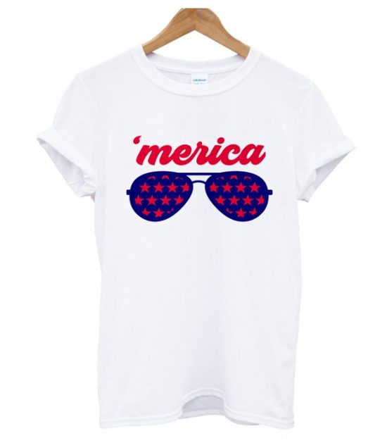 Merica Glasses T-Shirt