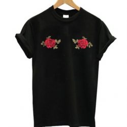 Twin Rose Boobs T shirt