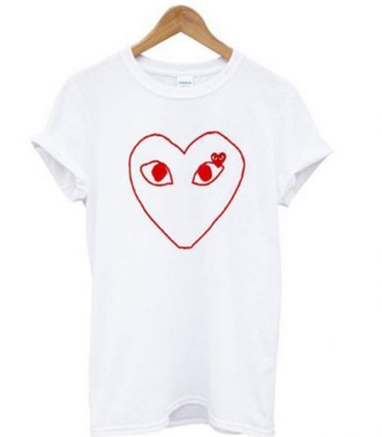 comme des garcons play t shirt