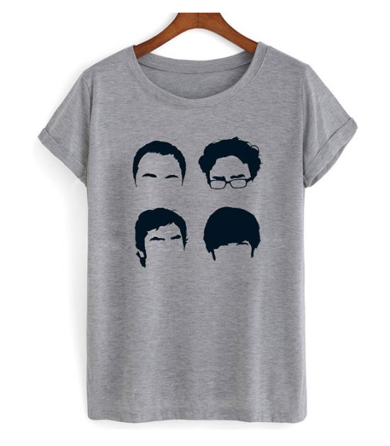 Big Bang Theory Faces T-shirt