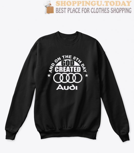 Audi Funny Quattro Best Car back Sweatshirt