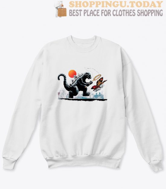 Godzlla Nets Mothra Sweatshirt