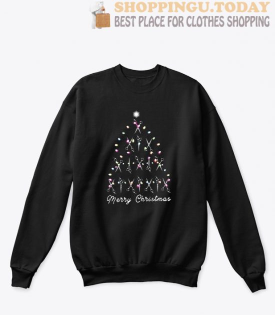 Hair Stylist Christmas Tree Sweatshirt