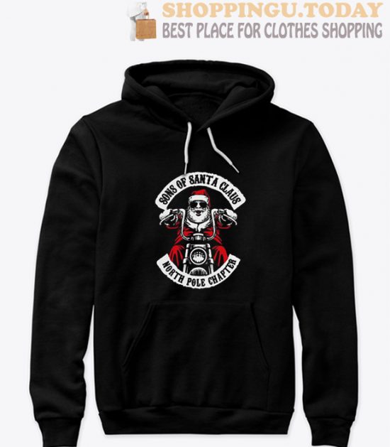 MC Santa II North Pole Chapter SONS of Santa Claus Hoodie