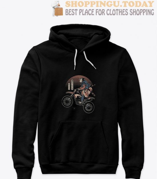 Motocross samurai no2 Hoodie