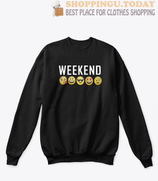 Weekend Emoji Sweatshirt