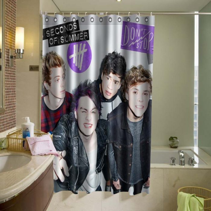 5 Second of Summer 5SOS 5 SOS Shower Curtain