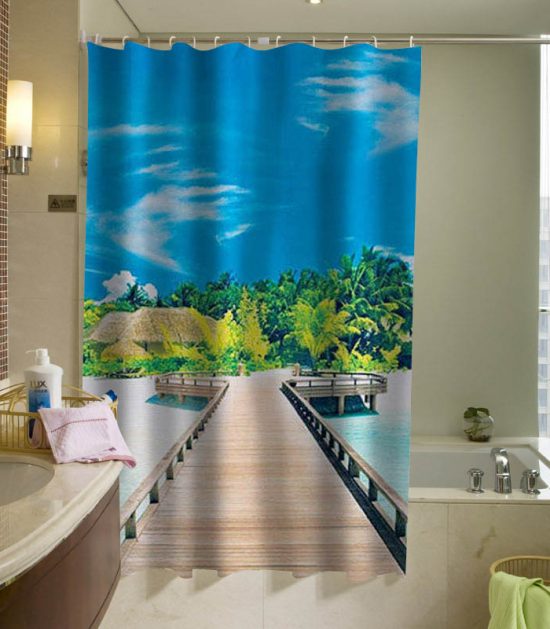 Beach Shower Curtain