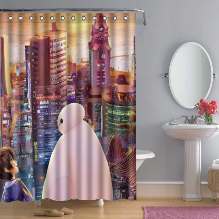 Big Hero 6 Shower Curtain