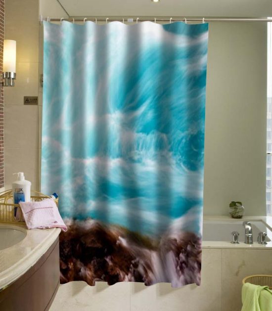 Blue Sky Shower Curtain