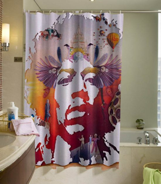 Jimi Hendrix Shower Curtain