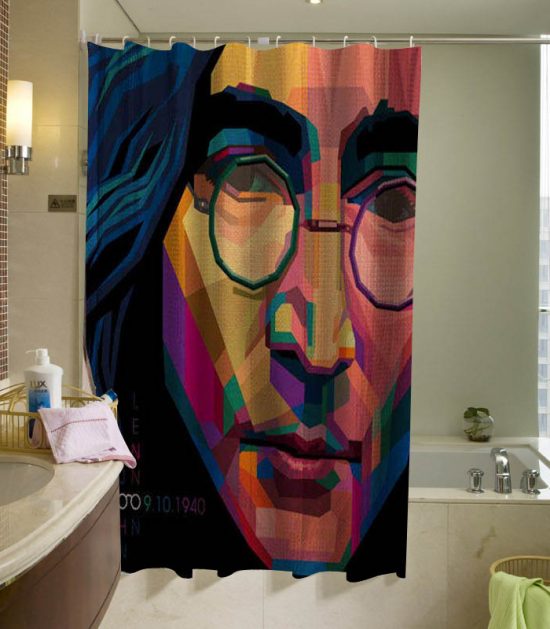 John Lennon Art Shower Curtain