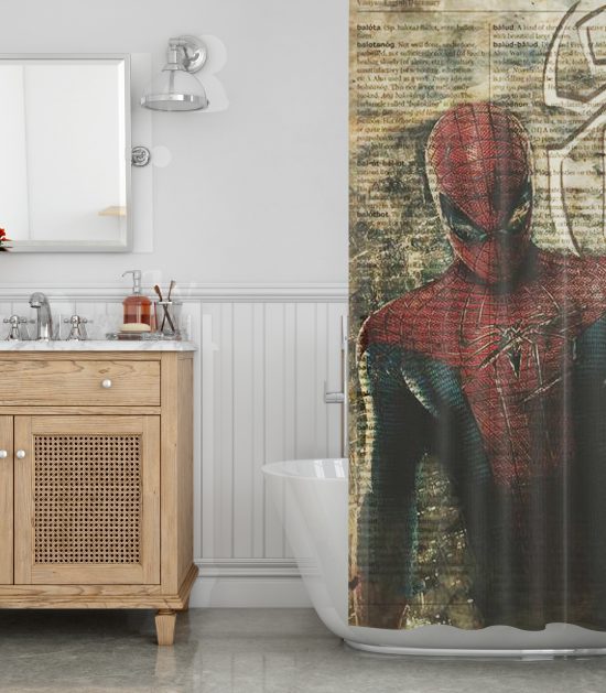 Another Spiderman Shower Curtain