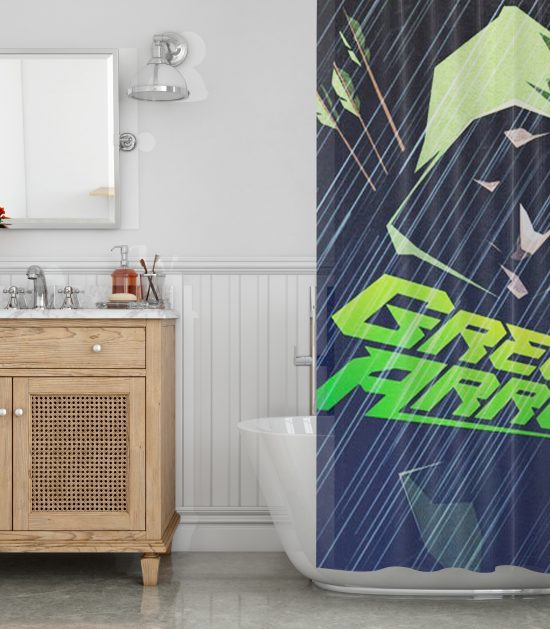 Green Arrow canvas DC comics Superhero Shower Curtain