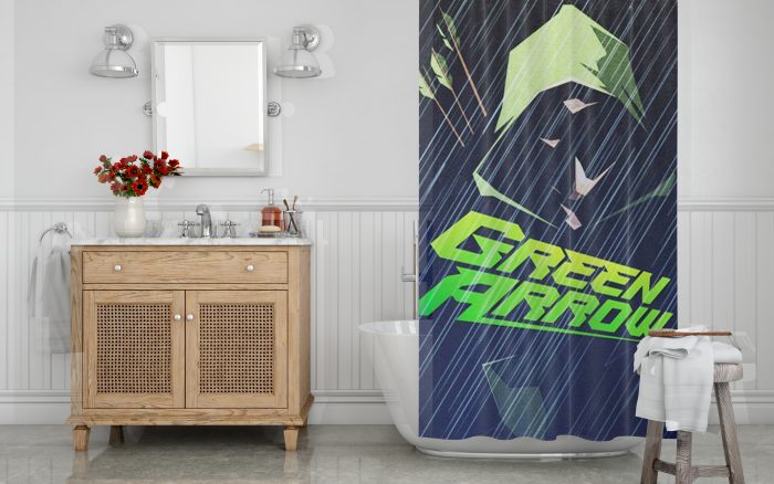 Green Arrow canvas DC comics Superhero Shower Curtain
