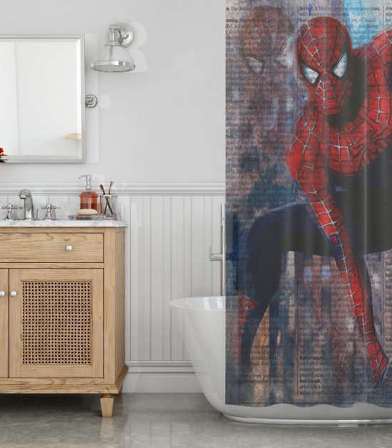 Spiderman Shower Curtain