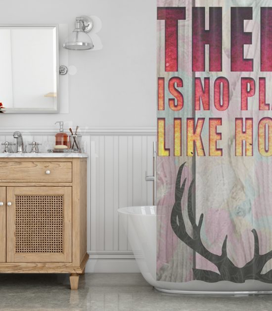 There is no place Like Home Shower Curtain