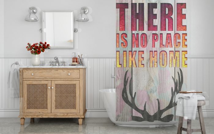 There is no place Like Home Shower Curtain