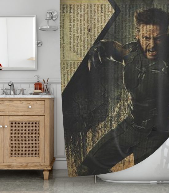 Wolverine X Men Shower Curtain