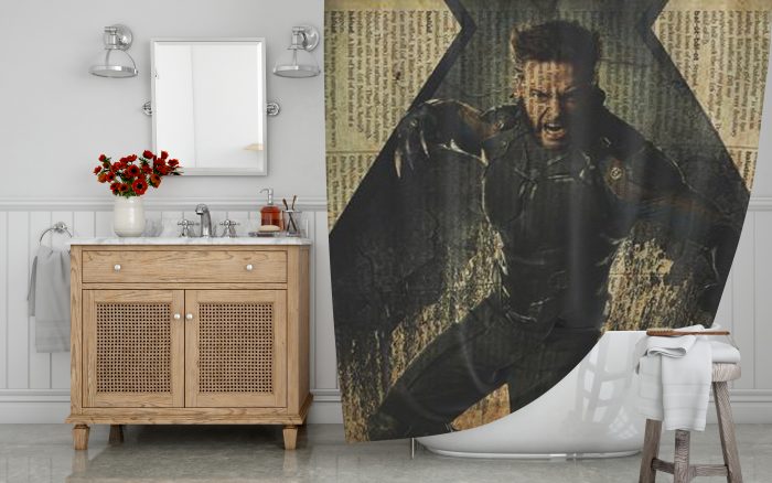 Wolverine X Men Shower Curtain