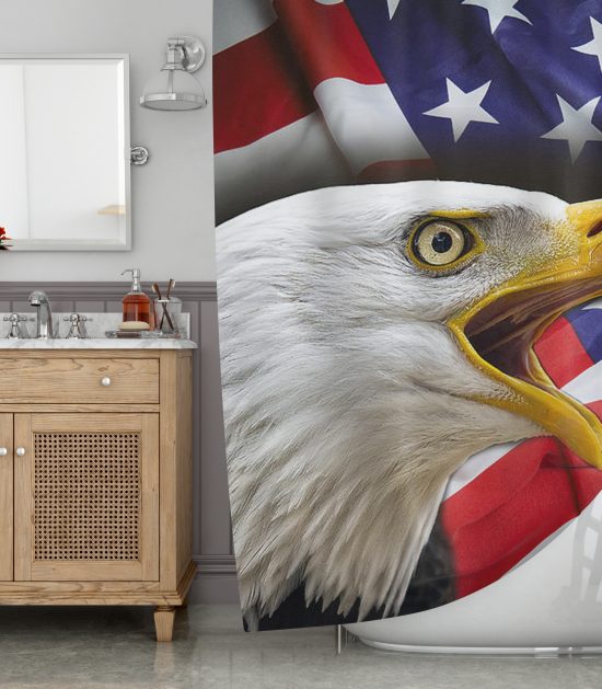 American Eagle Shower Curtain