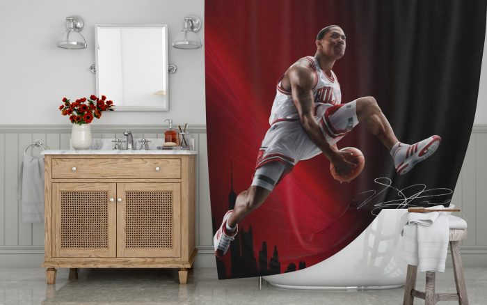 Derrick Rose Shower Curtain