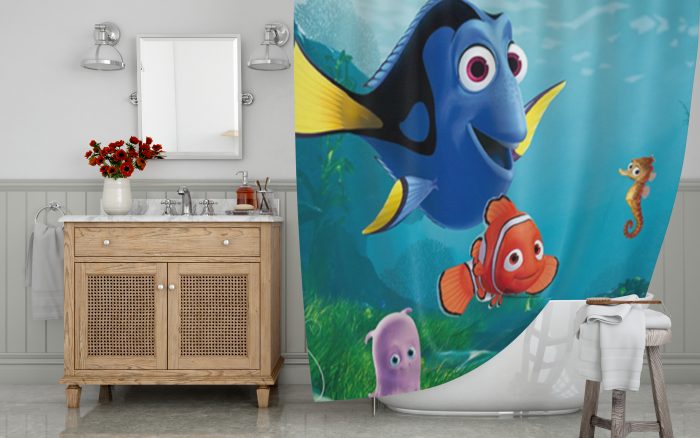 Finding Dory and Nemo Series Shower Curtain