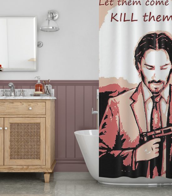 John Quote Shower Curtain