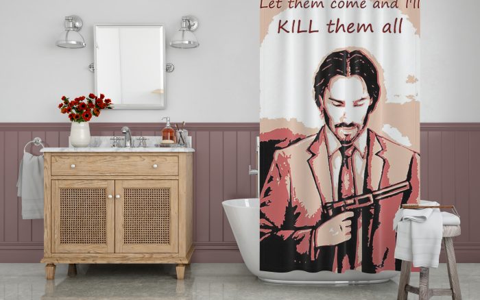 John Quote Shower Curtain