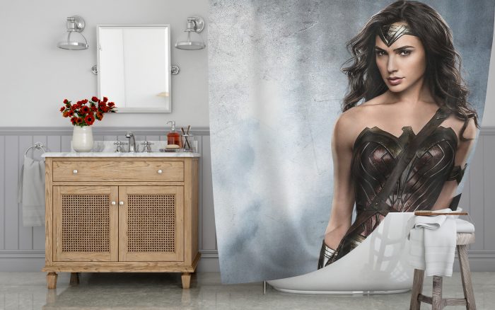 The Wonder Woman Shower Curtain