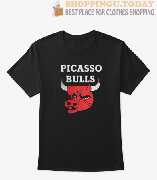 Picasso Bulls High Quality T Shirt