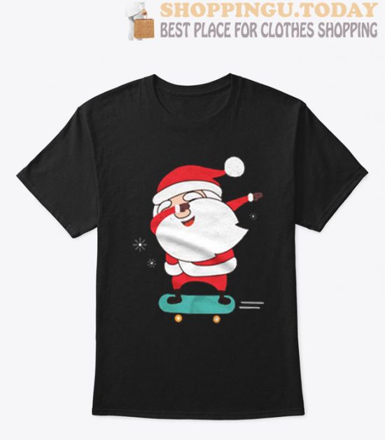 Dabbing Santa Skater Skateboard SP Shirt