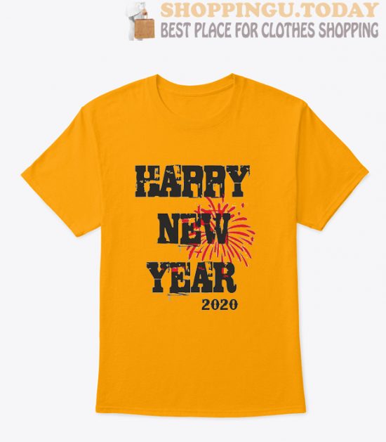 Happy new year 2020 gift funny humor full colour sublimation SP TShirt