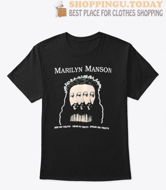 Marilyn Manson Believe hip-hop rapper SP T Shirt