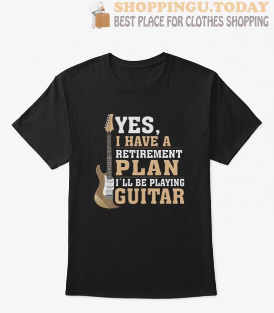 Retired Guitar Player T Shirt