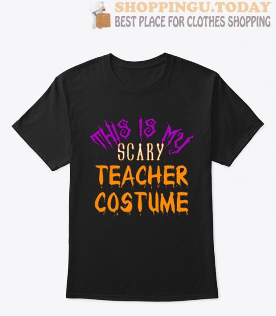 Scary Teacher Costume Halloween T Shirts