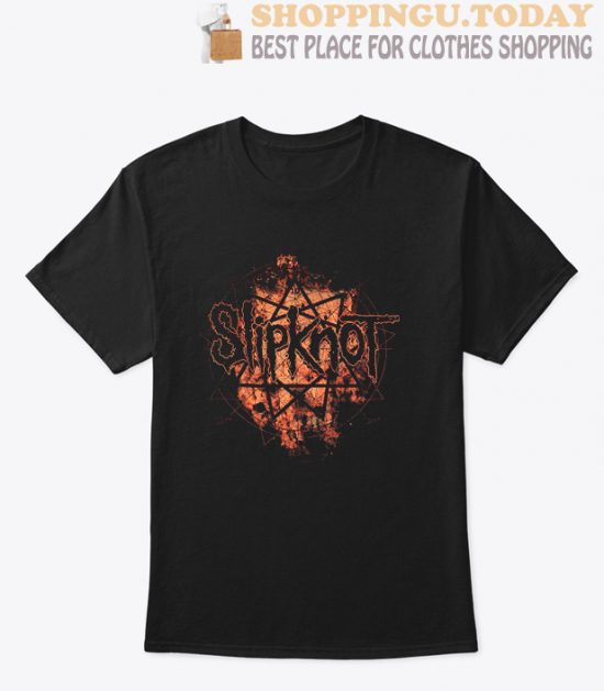 Slipknot Radio Fire Black T shirt