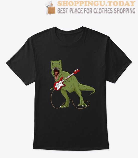 T-rex Guitar Player T Shirt