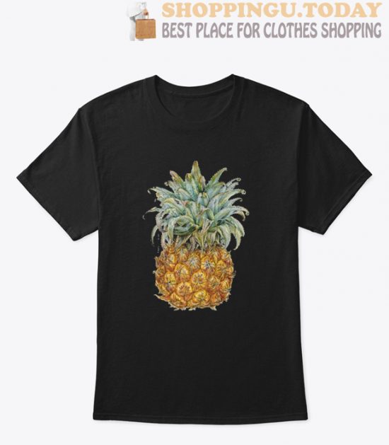 Watercolor Pineapple T shirt