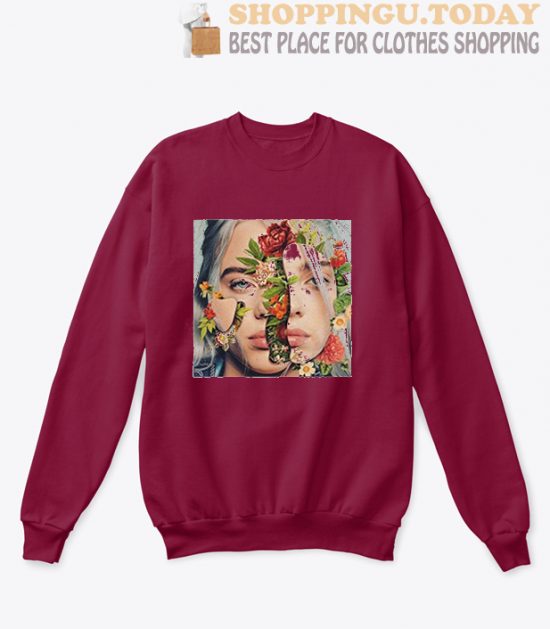 Billie Eilish Flower Aesthetic Printed Cool SP Sweatshirt