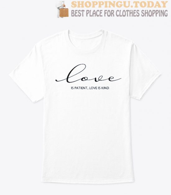 Love is Patient Love is Kind Triblend V-Neck SP T-Shirt