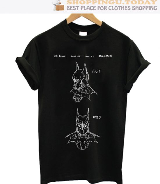 Batman Returns Mask Patent SP T-Shirt