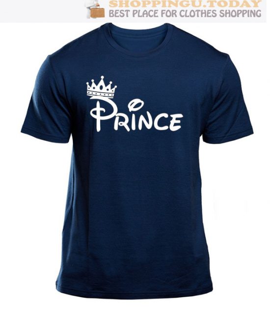 Couple Tshirt Prince Princess FASHION Matching Couple Men SP T-Shirt