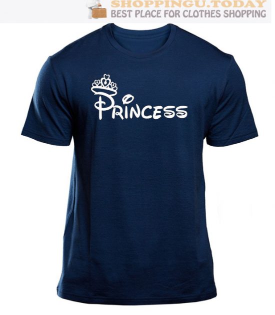 Couple Tshirt Prince Princess FASHION Matching Couple Woman SP T-Shirt