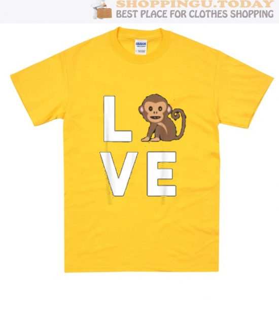 Cute I Love Monkeys SP Shirt